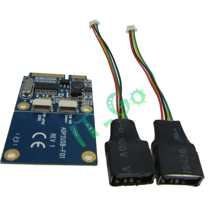 Мини-pcie на двойной USB адаптер мини-карта pci-e