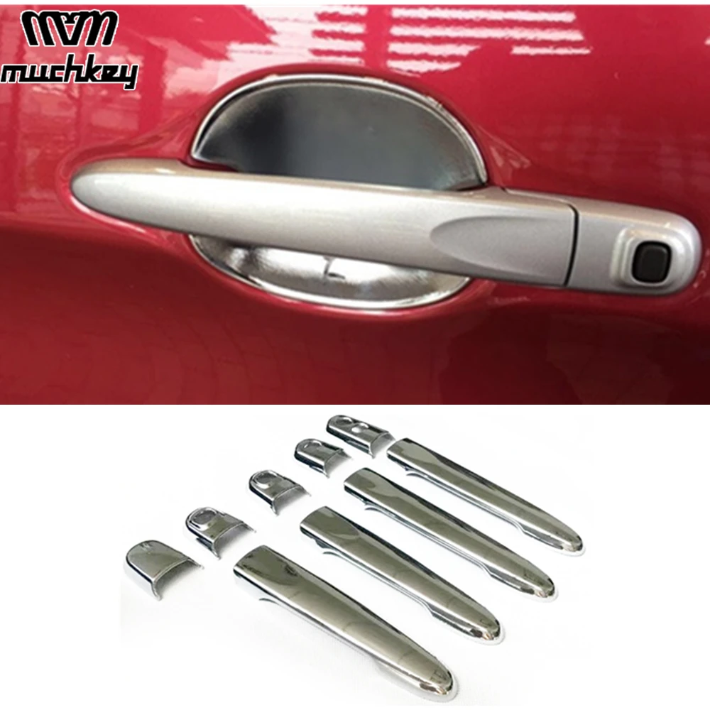 Us 17 71 19 Off Auto Part For Toyota Roomy Car Door Handle Bowl 4pcs Or Door Handel Cover Trim 9pcs Abs Chrome Exterior Decorative Accessories In