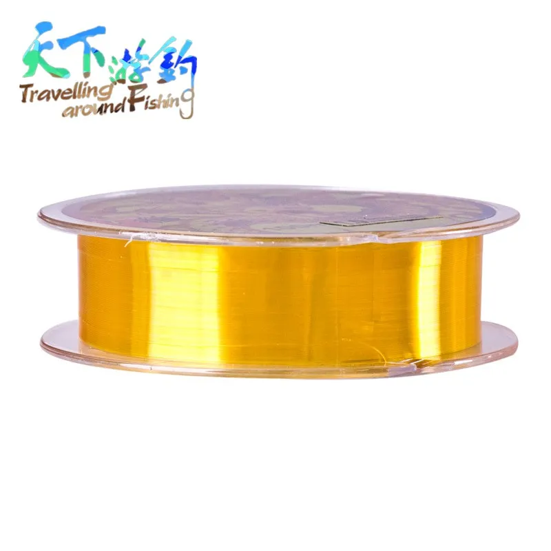 

TAF Super Strong 100m Gold Color Lure Japanese Nylon Monofilament Fishing Line 0.8#-8.0# Carp Fishing Nylon Line Linha Pesca