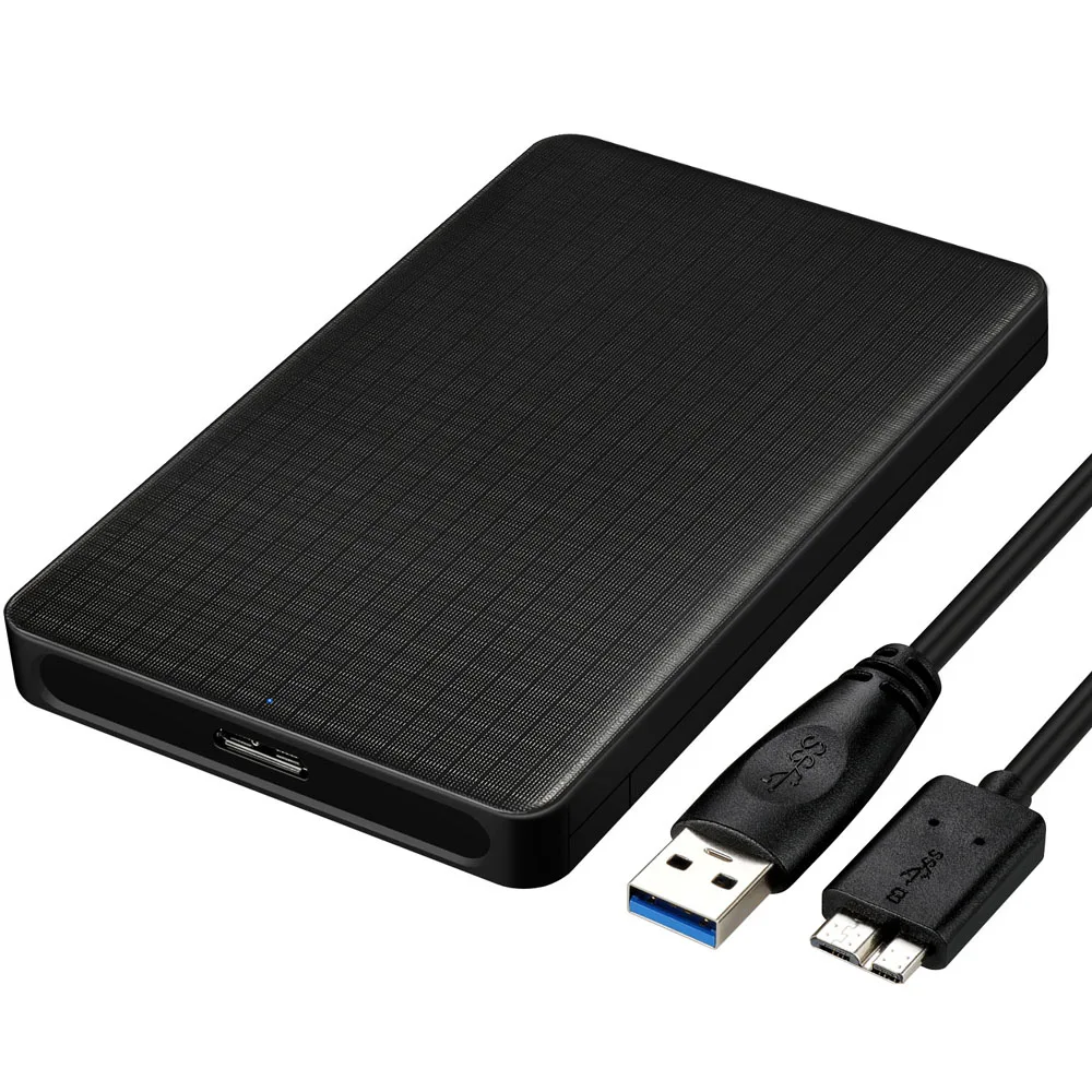 

2.5inch USB 3.0 SATA Hd Box HDD Drive External HDD Enclosure black Tool Free 5 Gbps Support UASP for 7mm/9.5mm 2.5 inch SATA SSD