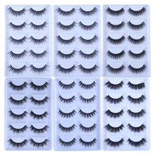 MB 5 пар норковых ресницы новые 3D норковые ресницы толстые ручной работы полностью Полосы для Накладные ресницы макияж глаз lashe накладные макияж ресниц