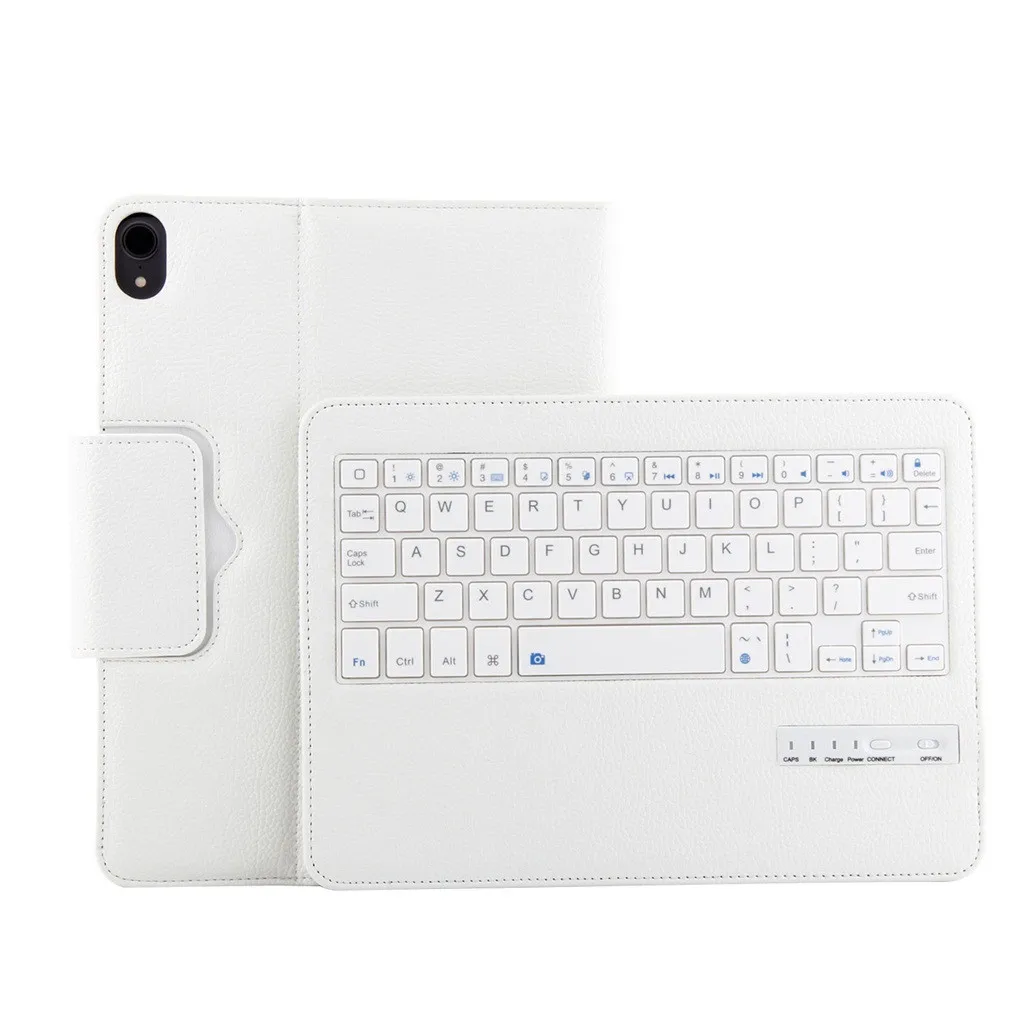 Чехол VOBERRY для iPad Pro, 11 дюймов, кожный кронштейн+ Съемная Беспроводная Bluetooth клавиатура