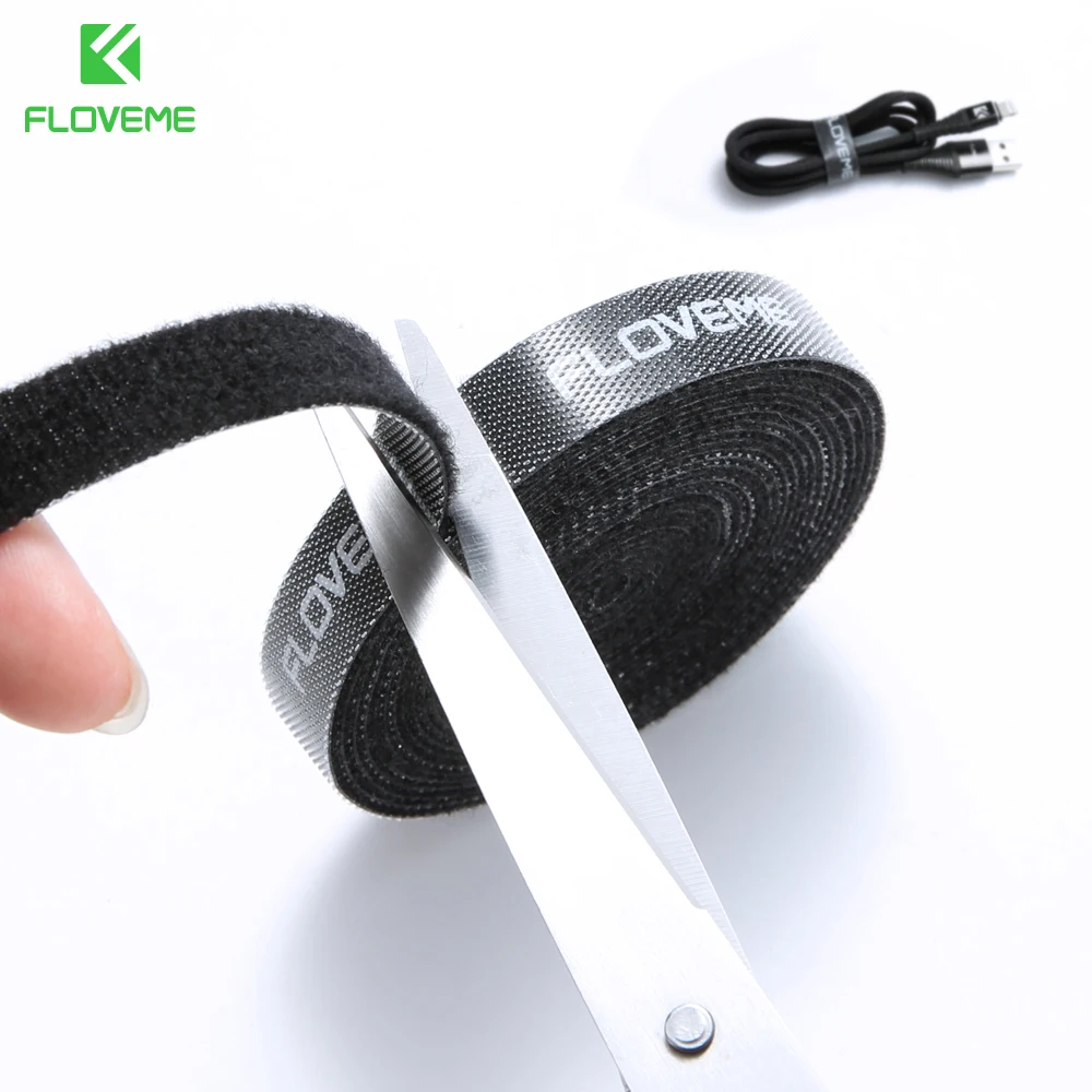 

FLOVEME Silicone Cable Organizer Wire Winder Holder Clip Earphone Mouse Cord Protector Desktop Plug USB Cable Power Cord Winder