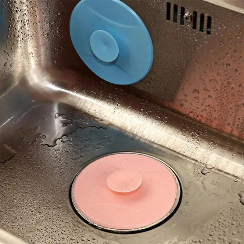 Круглая силиконовая ПВХ раковина для белья пробка для раковины и ванной сливная пробка для ванной комнаты герметичная пробка для раковины