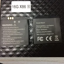 Хорошее качество Аккумулятор для X86 Smart Watch заводской предоставлена только для X86 Smart Watch