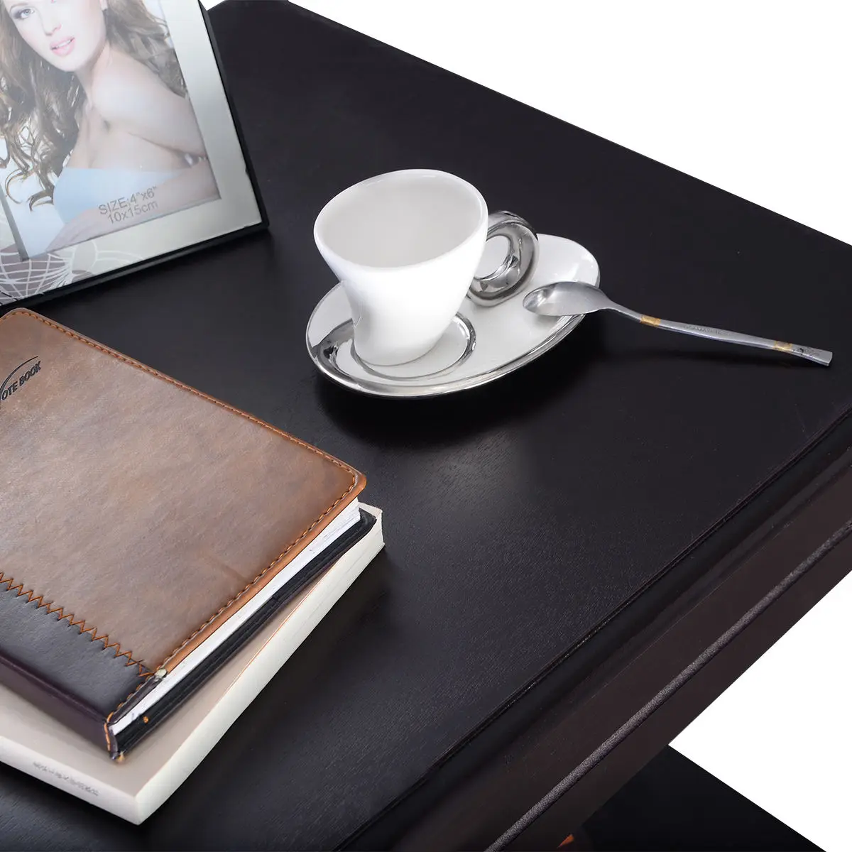 Giantex Modern End Coffee Table Durable Quality Home Furniture Storage Shelf Decor Bedroom Nightstand HW51532
