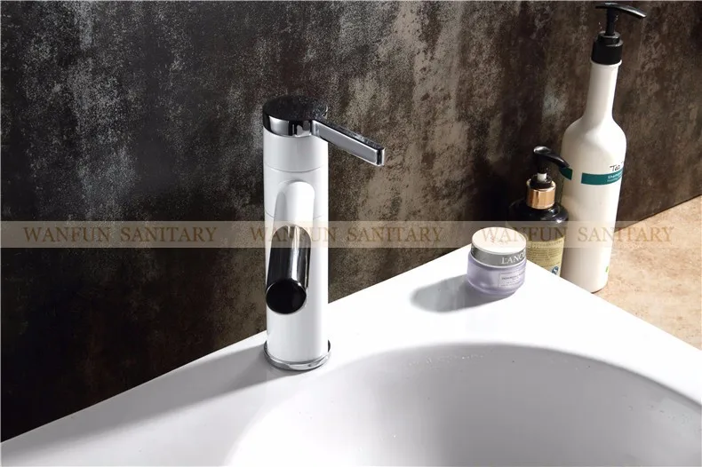 Misturador Vanity Tap, Deck Montado, Cor Branca, Lavatório, LT-701A