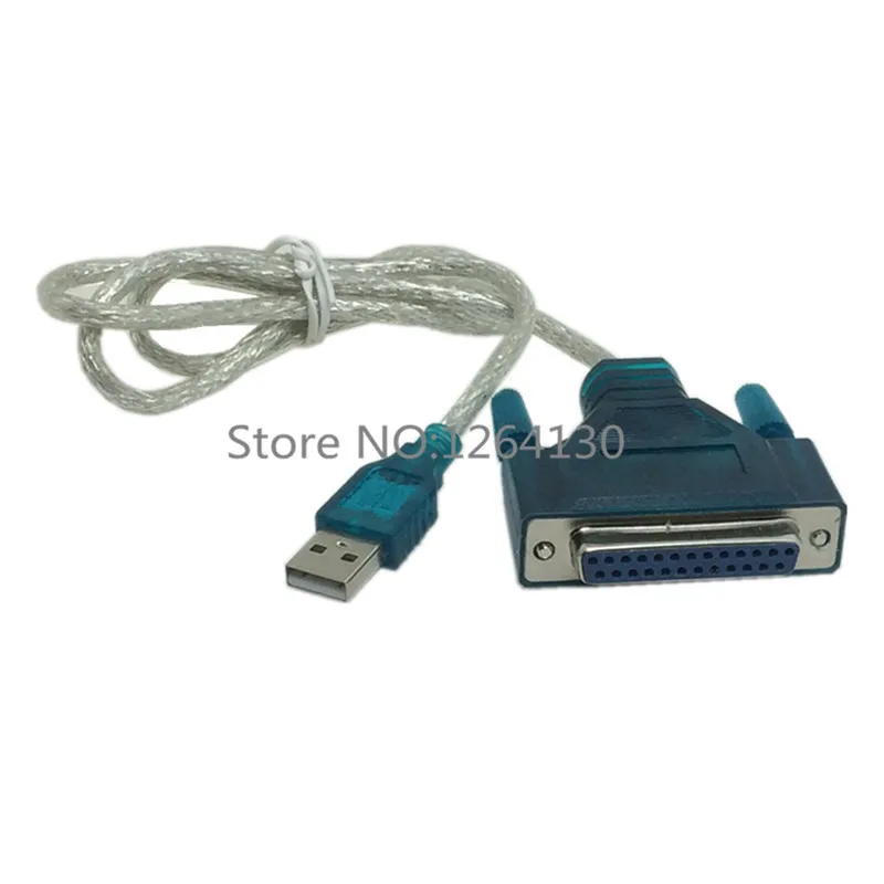 USB 2.0 To 25 Pin DB25 Parallel Port Cable IEEE 1284 1 Mbps Parallel
