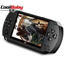 10 шт. портативный X6 портативный игровой плеер 4,3 дюймов 8 Гб 32 бит тв видео игровая консоль Встроенный 1000+ Детские классические игры ТВ выход