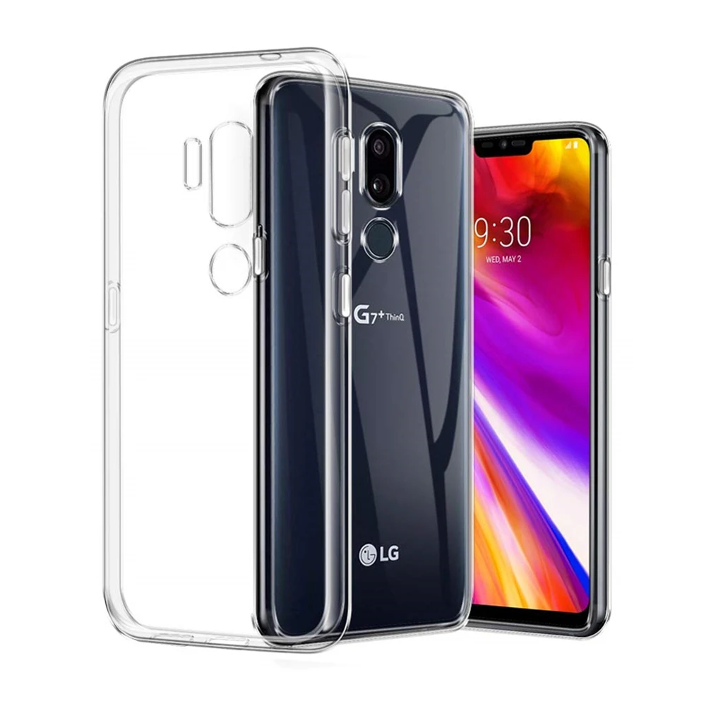 Ультратонкий Прозрачный мягкий силиконовый чехол для телефона из ТПУ LG G5 SE G6 G7 V20
