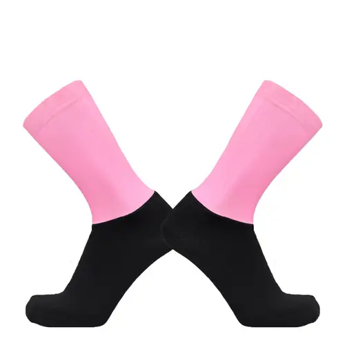 Anti Slip Silicone Summer Aero Socks Whiteline Cycling Socks Men Bicycle Sport Running Bike Socks Calcetines Ciclismo - Image 9