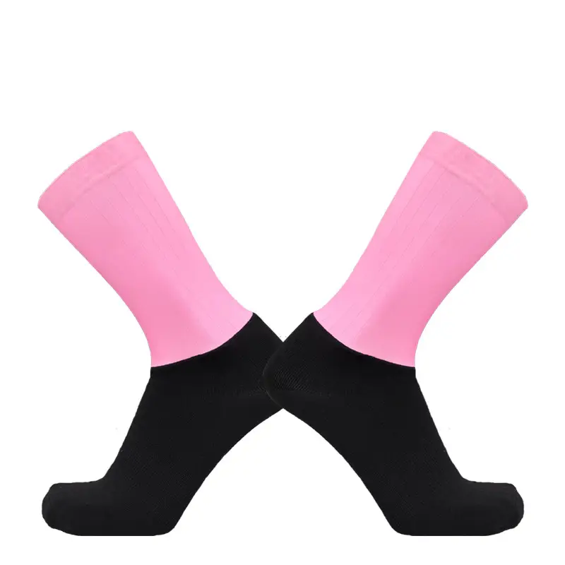 Anti Slip Silicone Summer Aero Socks Whiteline Cycling Socks Men Bicycle Sport Running Bike Socks Calcetines Ciclismo - Image 9