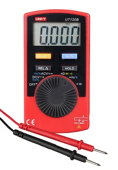 

UNI-T UT120B Pocket Size Type DMM Digital Multimeter w/Capacitance & Frequency Test Multimetro Ammeter Multitester Replace UT10A