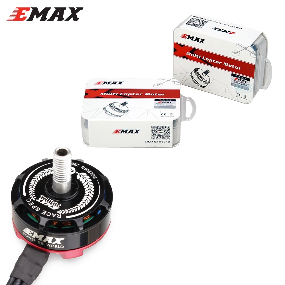 4 компл./лот EMAX RS2205S 2300KV/2600KV для гонок бесщеточный мотор 3-4S для DIY мини-Дрон QAVR250 Квадрокоптер