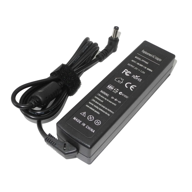 20V 3.25A 65W Laptop Ac Adapter Charger for Lenovo IdeaPad G570 G550