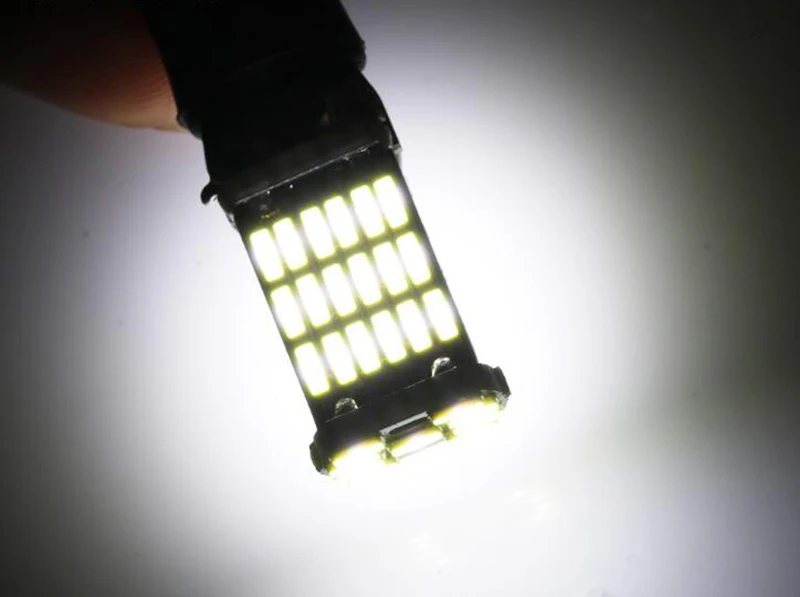 Комплект из 2 предметов T15 W16W 921 912 1200Lm 4014 SMD Светодиодная лампа с can-шиной без ошибок OBC автомобиля резерв светодиодные фонари заднего фонаря Белый супер яркий свет