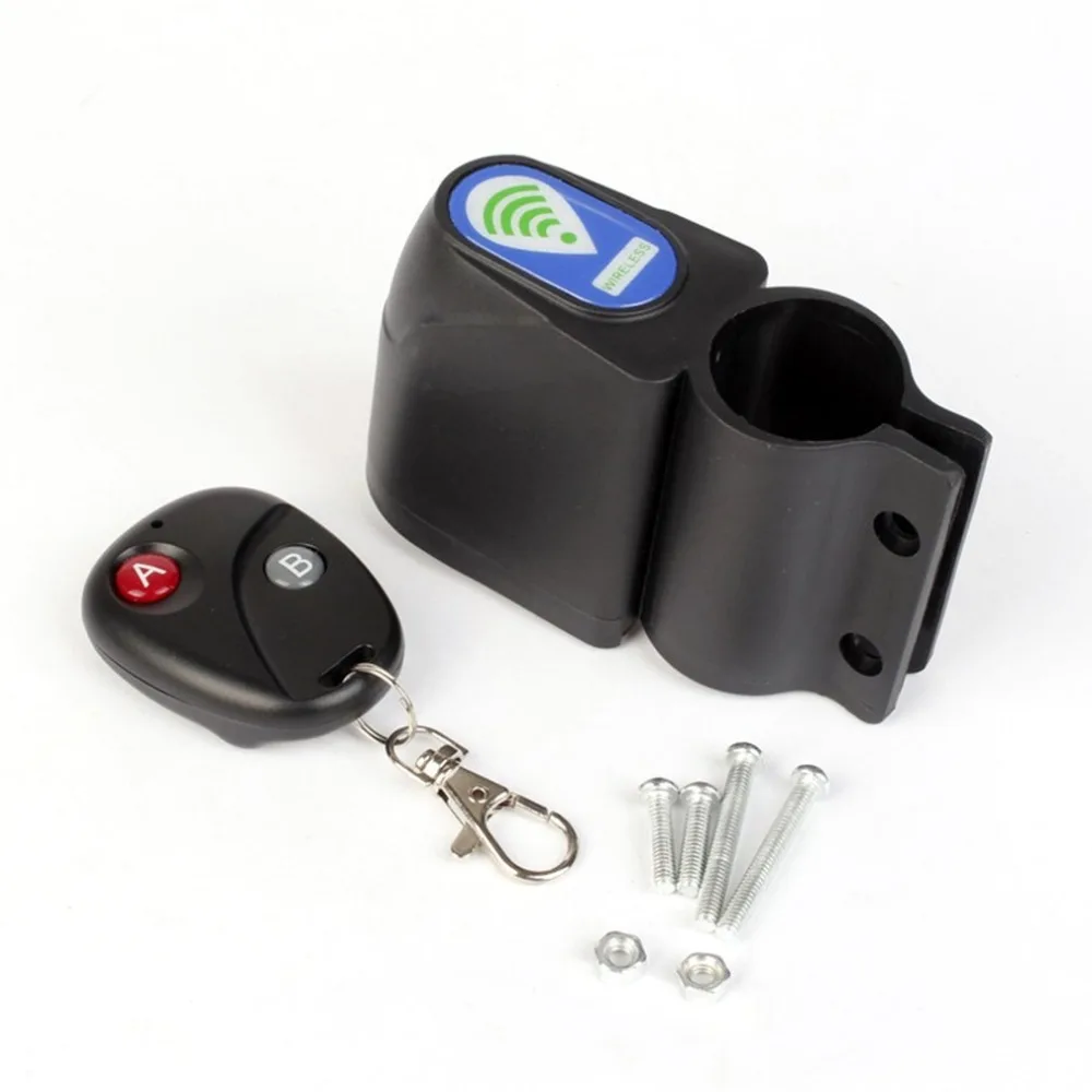 

Bicycle Alarm Lock Anti-theft Lock With Remote Controller Riding Cycling Security Lock Vibration Alarm Bicycle Accessories