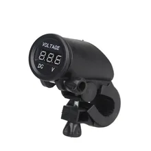 Автомобильный Грузовик морской водонепроницаемый 12-24 В постоянного тока цифровой вольтметр Красный Синий Зеленый светодиодный дисплей