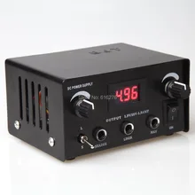 Красный ЖК цифровой двойной татуировки источник питания