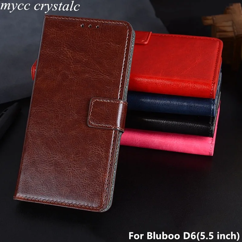 For Bluboo D6 Case 5.5 inch Luxury Flip PU Wallet Premium Leather Bags Cover With Photo Frame | Мобильные телефоны и