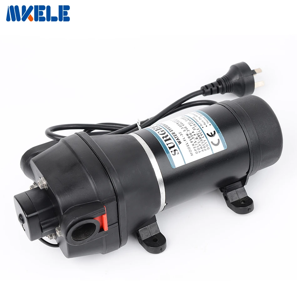 

FL-32 220v ac  water pump self-priming diaphragm pump mini Submersible pump automatic pressure switch 20m lift