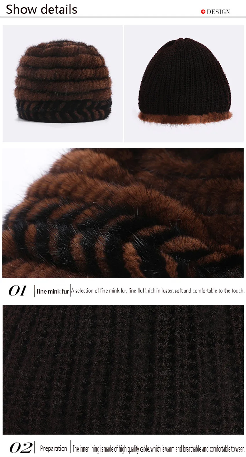 Модная новинка, Оригинальная шапка из меха норки, вязаная кепка «ананас», натуральная замша, меховой головной убор, зимняя женская теплая шапка