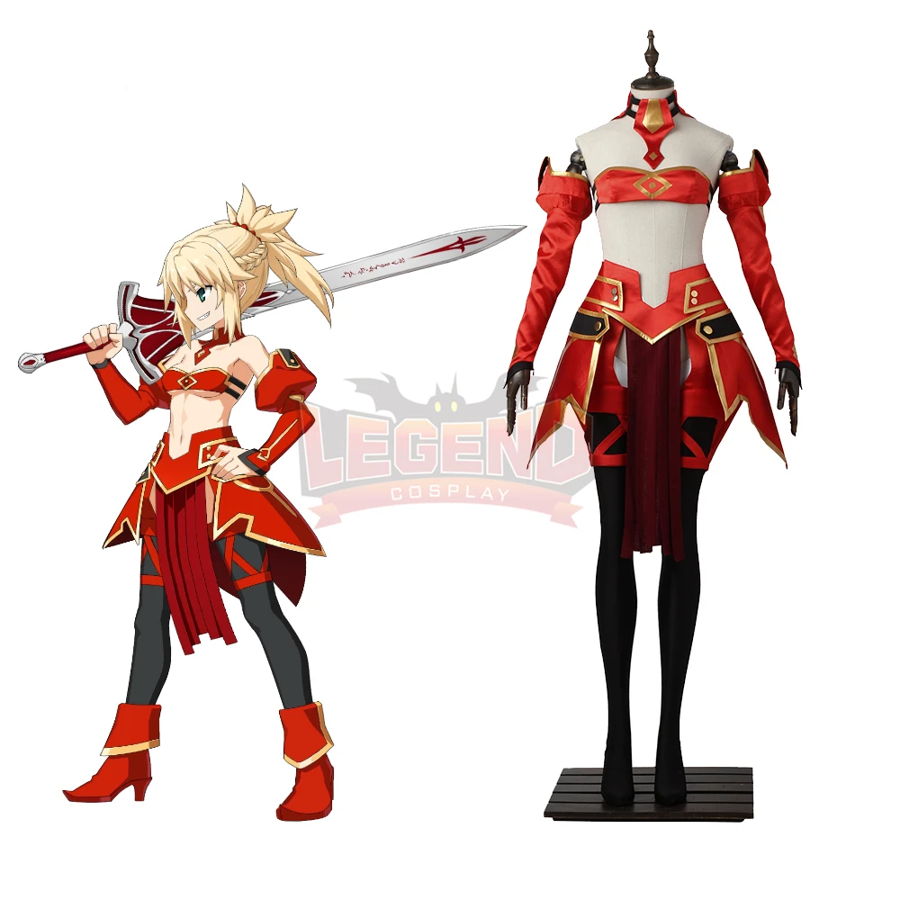 

Cosplaylegend Fate Grand Order FGO Saber Mordred Cosplay adult costume all size custom made full set skirt female costume