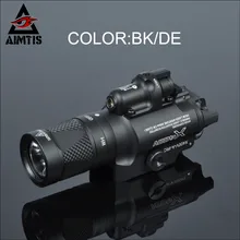 AIMTIS Тактический X400V пистолет светильник комбо красный лазерный Постоянный/Мгновенный/Стробоскоп выход оружие, винтовка пистолет вспышка светильник