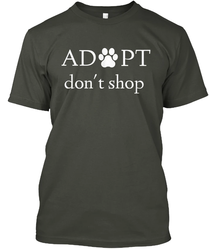 Adopt Dont Shop Donate To Aspca - Don't You popular Tagless Tee T-ShirtMen T-Shirt Top | Мужская одежда