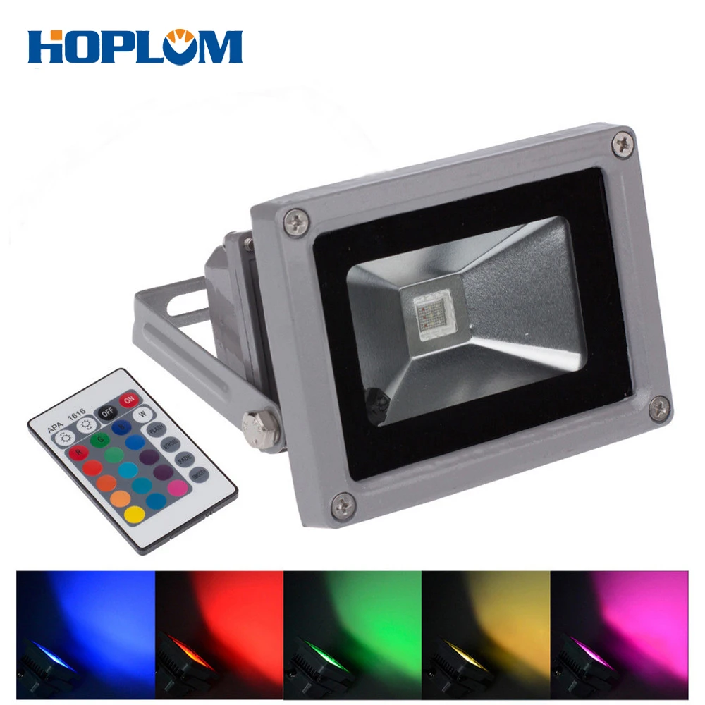 Светодиодный прожектор RGB Цвет IP65 Водонепроницаемый 10 Вт 20 30 наружный настенный