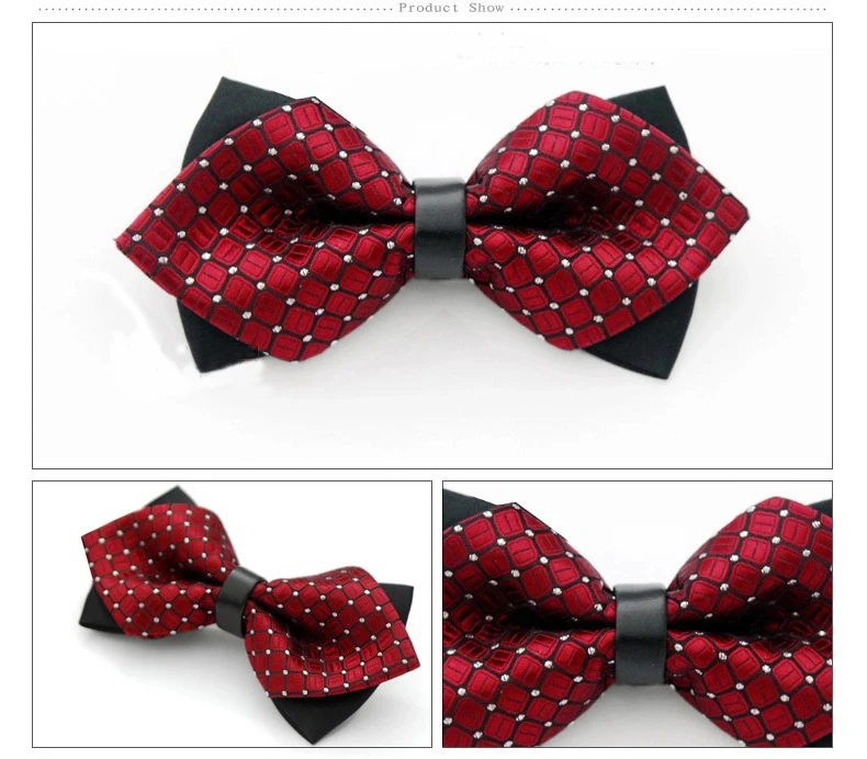 Новый полиэстер Для мужчин лук галстук Noeud Papillon бренд классический точка галстук-бабочка для Для мужчин для отдыха Бизнес рубашки бантом