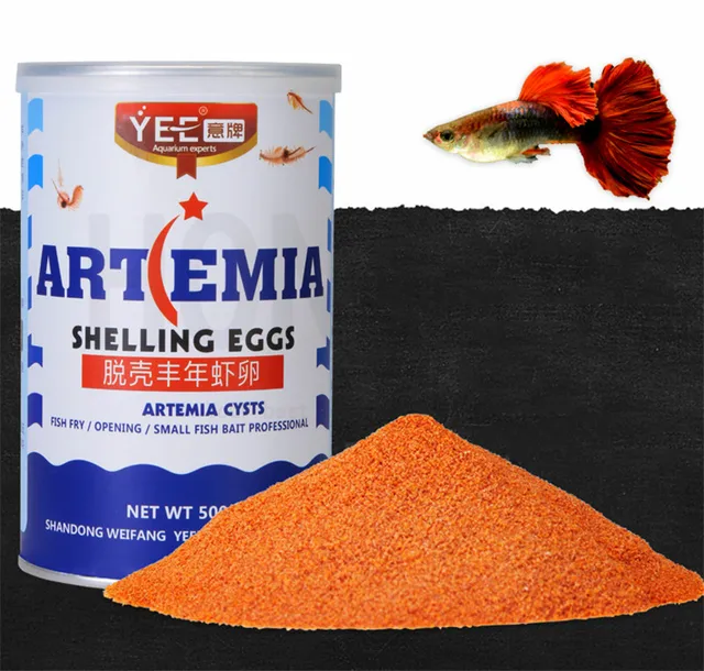 Harvested shrimp eggs Brine Shrimp egg artemia shelling egg baby fish