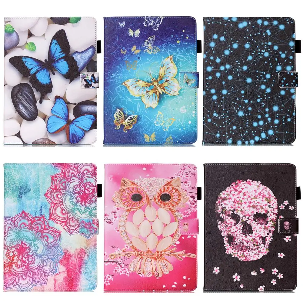 

For Samsung Tab A6 10.1 Cartoon Leather Case For Samsung Galaxy Tab A6 A 6 2016 10.1 T585 T580 T580N SM-T580 Tablet Cover Cases