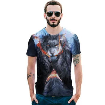 

Mens T-Shirt Fashion 2019 Spring Summer Casual Men O-Neck Cotton 3D Printing Streetwear T-shirt Hanukkah T-Shirt Man