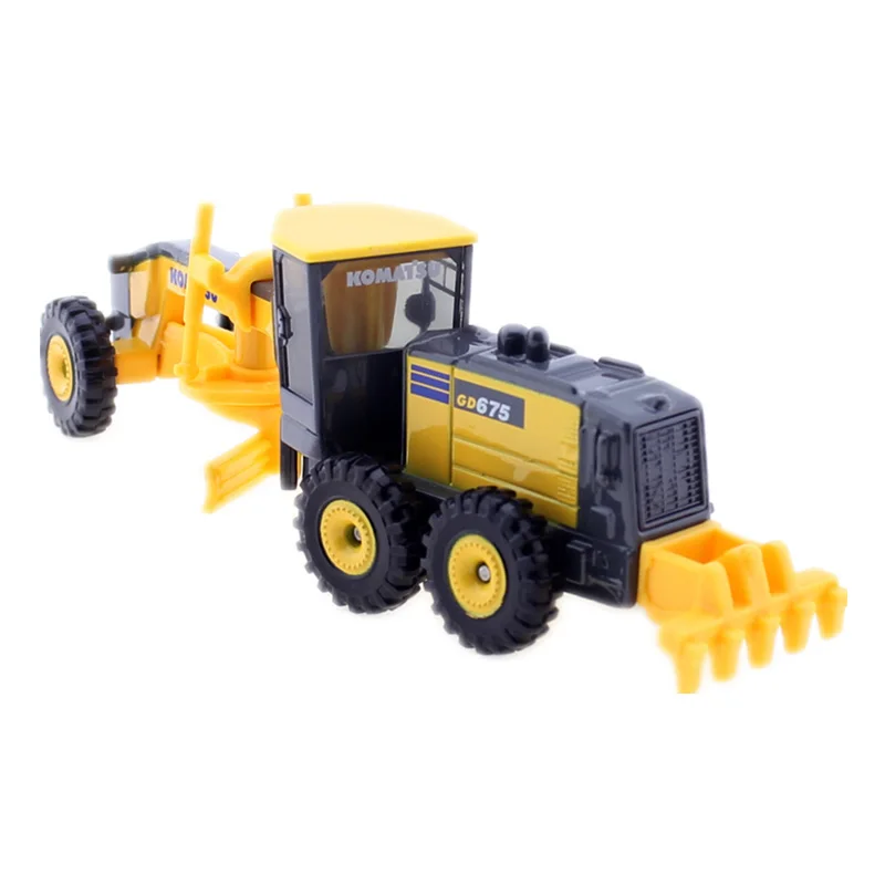 Tomica длинный тип Komatsu автогрейдер GD675-6 Такара Tomy металлический литой игрушечный автомобиль Модель автомобиля игрушки для детей