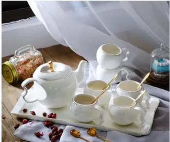 

Water cool tea set creative ceramic cup cold water kettle room cup set