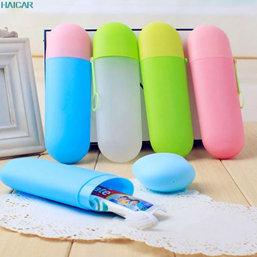 New Case Portable Travel Brush Toothbrush Storage Box Toothpaste Cup Cover Camping Sets Travel