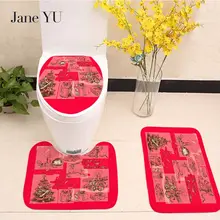 JaneYU тройной мультфильм Рождественская серия печать коврик