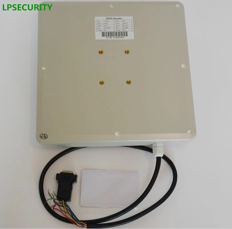 boom barrier gate car parking access system 6m UHF RFID card reader long range Antenna Reader 1-6M Integrative