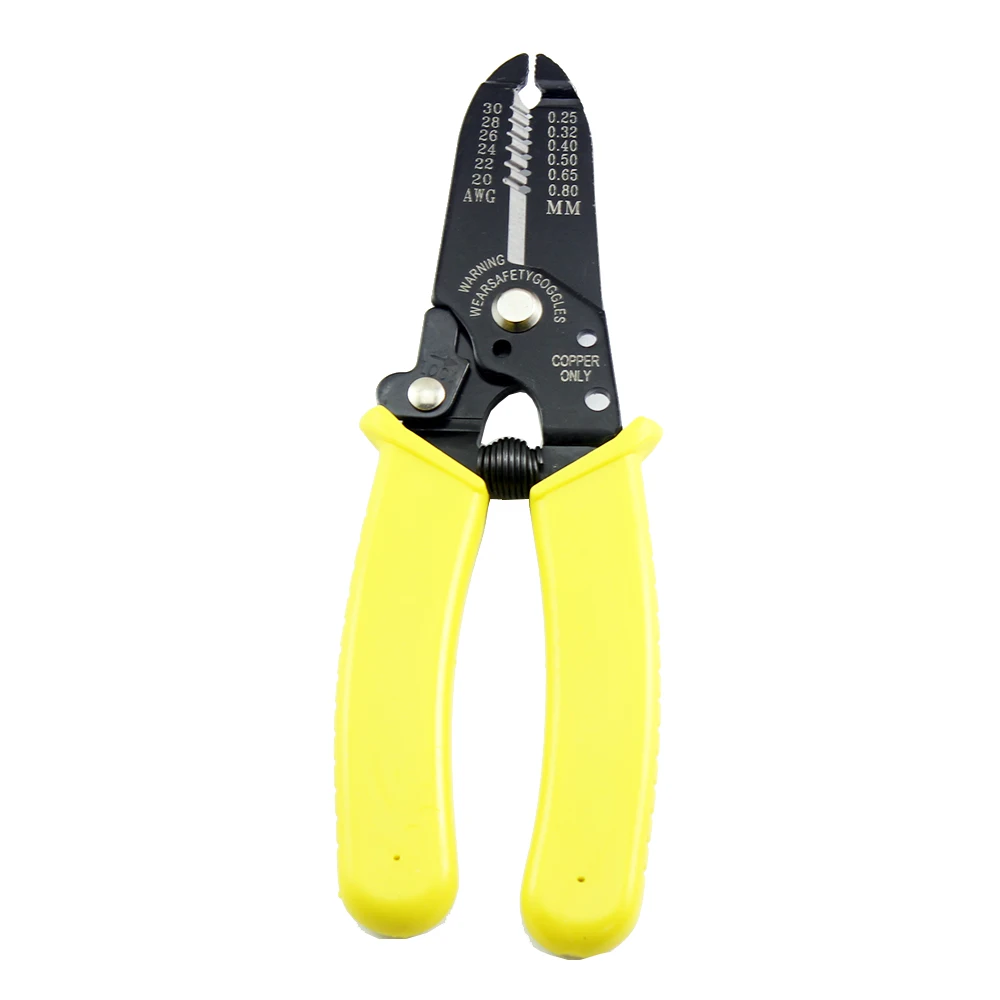 WL-5023 20-30 AWG 165mm SK7 Stainless Steel Decrustation Plier Cable Wire Stripper (2)