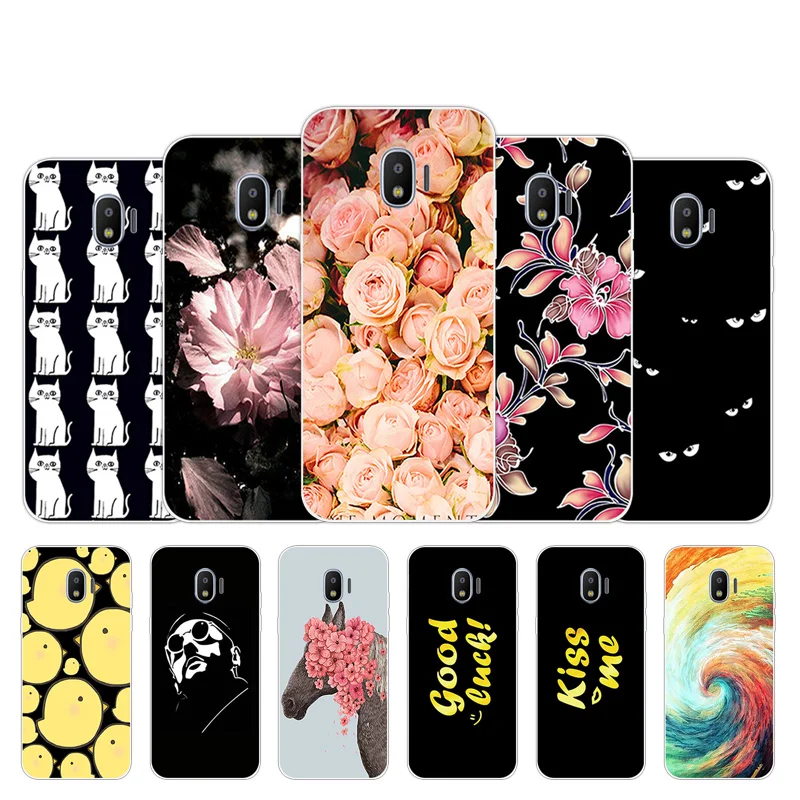 

For Samsung Galaxy J2 Pro 2018 5.0 inch Phone Cases Silicone Letter Design for Samsung Galaxy J2 Pro 2018 j250f TPU Coque