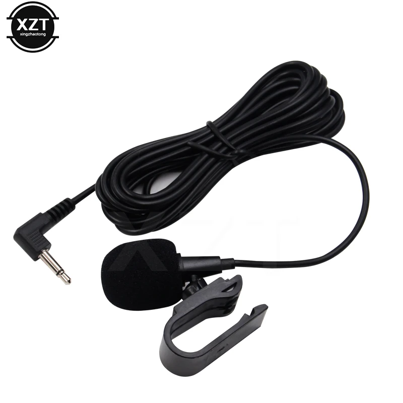 

Hot Sale Car Audio Microphone PVC Wired 3.5 mm Stereo Jack Mini External Mic For PC Car DVD GPS Player Radio Audio Microphone