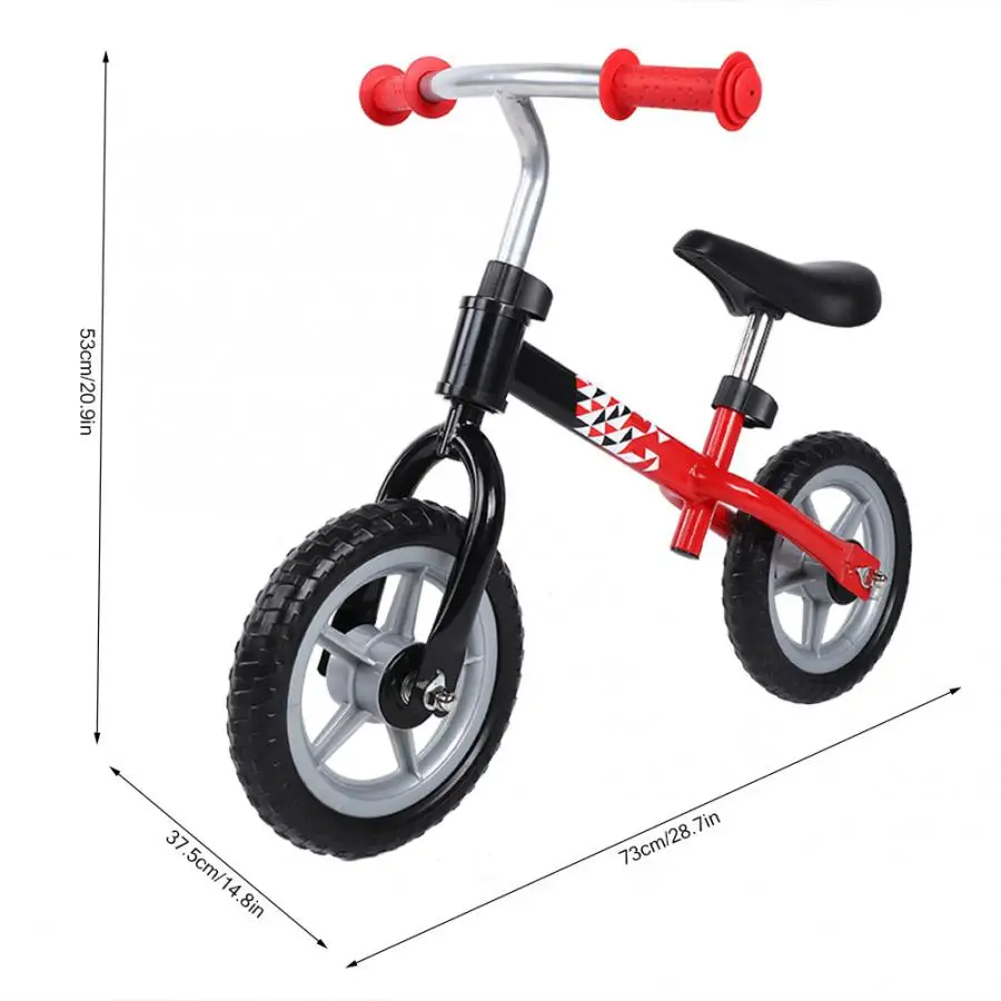 Cheap Baby Sliding Bike Non-slip Black Wheel No Pedal Children Self Balance Scooters Adjustable high Walker Bicycle 3