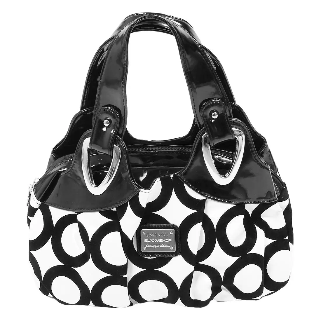 Модные сумки Для женщин Искусственная кожа Сумка Сумки портфель-черный круг