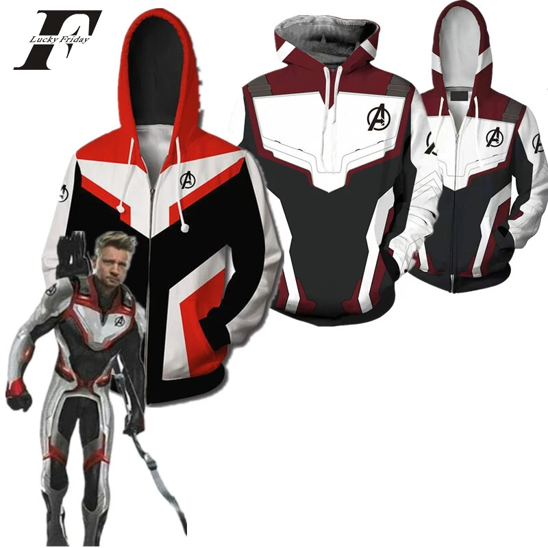

marvel the Avengers Endgame 3d hoodie sweatshirt Cosplay Superhero Captain America Tony Stark streetwear End game Unisex clothes