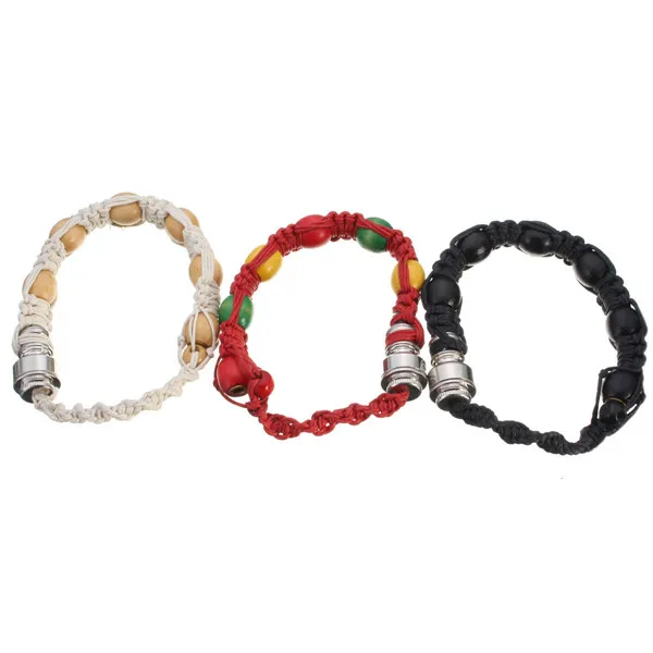 Portable Metal Bracelet smoke Smoking Pipe Jamaica Rasta Weed Pipe