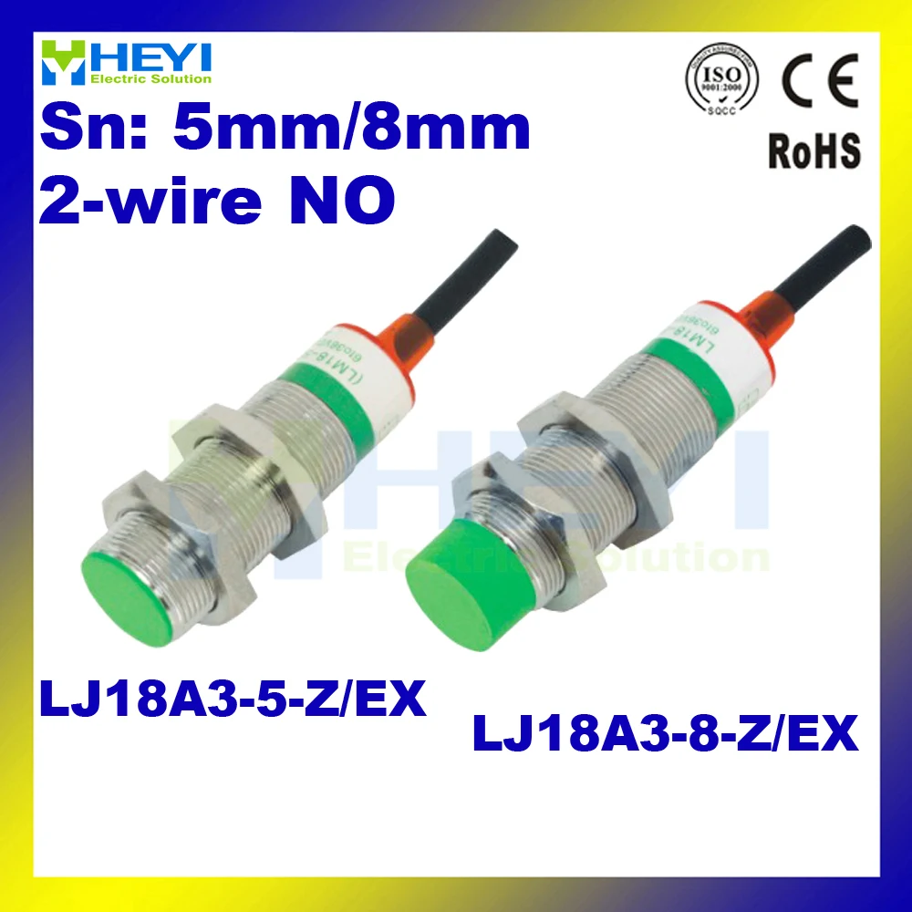 

LJ18A3-8-Z/EX DC 2-wire NO 5PCS/LOT proximity sensor inductive proximity switch