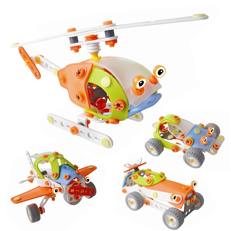 MYHOESWD разборка автомобиля самолет Juguetes мальчик игрушки для детей DIY завинчивающиеся блоки для детей Головоломка Развивающие игрушки - Цвет: 09