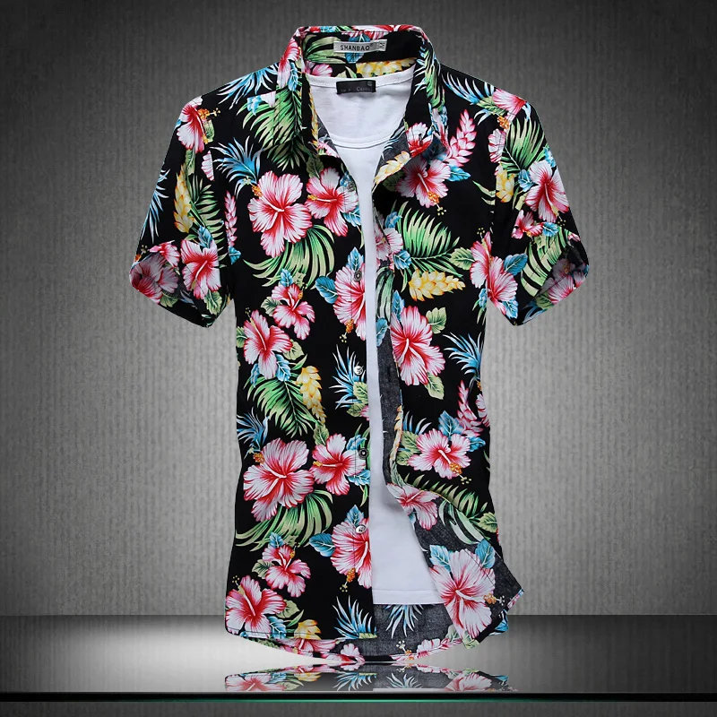 camisas de hombre en flores