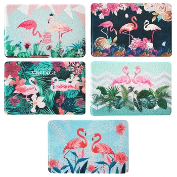 

PVC Silk Loop Dust-proof Foot Mat Doormat Flamingo Design Outdoor Door Mats Shoes Scraper for Front Door Entrance Area Rug